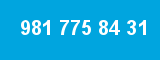 981 775 84 31 981 775 84 31